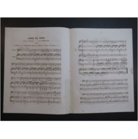 ROMAGNESI Antoine Adieu ma Mère Chant Piano ca1840