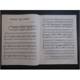 BOISSIÈRE Frédéric Gâteaux tout chauds ! Chant Piano XIXe siècle