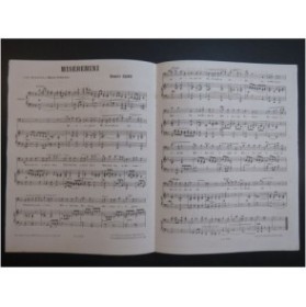 CURY Ernest Miseremini Chant Orgue XIXe siècle