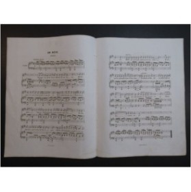 BÉRAT Frédéric Un rêve Chant Piano 1849