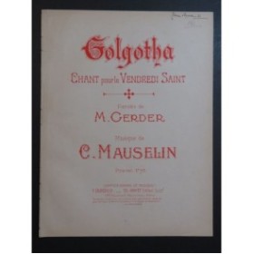MAUSELIN C. Golgotha Chant Piano