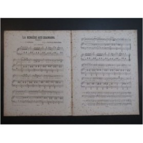 BOISSIÈRE Frédéric La Bergère aux Chansons Chant Piano ca1860