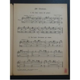 DRAGOI Sabin V. 28 Doine Pièces Piano