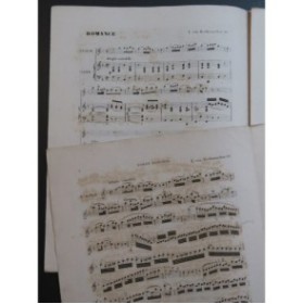 BEETHOVEN Romance en Fa op 50 Piano Violon XIXe