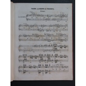 LISZT Franz Symphonische Dichtungen 3 Pièces Piano 4 mains ca1860