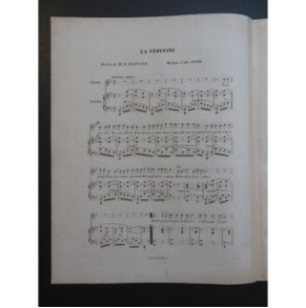 ADAM Adolphe La Verveine Chant Piano ca1840