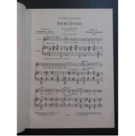 LEMAIRE Fernand Berceuse Chant Piano