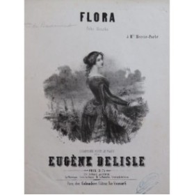 DELISLE Eugène Flora Piano ca1850