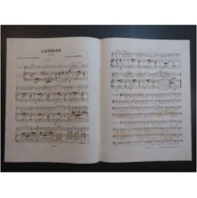 HENRION Paul L'Espérance Nanteuil Chant Piano ca1860