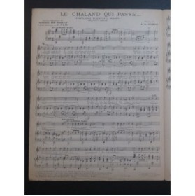 BIXIO C. A. Le Chaland qui passe Chant Piano 1935