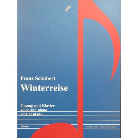 SCHUBERT Franz Winterreise op 89 Chant Piano 1999