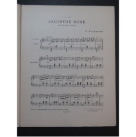 VOLKMAN B. Jacinthe Rose Chant Piano