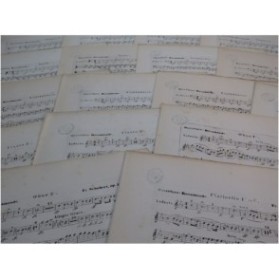 SCHUBERT Franz Rosamunde Ouverture Orchestre 1855