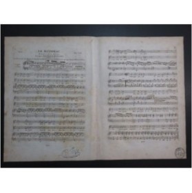 BUTIGNOT Alphonse Le Ruisseau Chant Piano ou Harpe ca1820