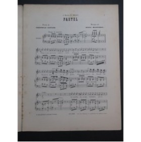 MARÉCHAL Henri Pastel Chant Piano