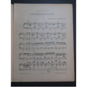 CHABRIER Emmanuel Scherzo-Valse Piano