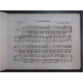BOHLMAN SAUZEAU Henri Les Ménétriers Quadrille No 2 Piano ca1845