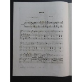 HENRION Paul Noëla Chant Piano 1853