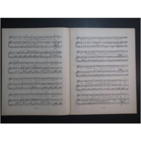 GOUBLIER Gustave Sur les Vagues Bleues Chant Piano