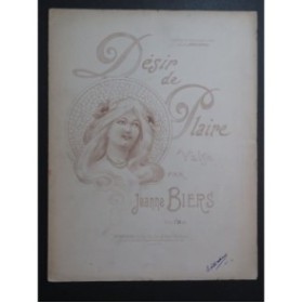 BIERS Jeanne Désir de Plaire Piano