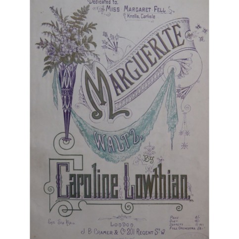 LOWTHIAN Caroline Marguerite Piano XIXe siècle