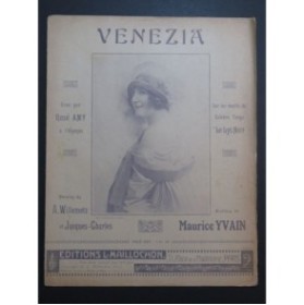 YVAIN Maurice Venezia Chant Piano 1920
