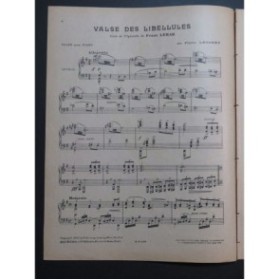 LETOREY Pierre Valse des Libellules Piano 1923