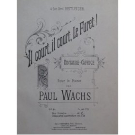 WACHS Paul Il court