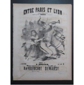 DE VILLEBICHOT Auguste Entre Paris et Lyon Chant Piano XIXe siècle