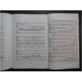 BÉRAT Frédéric Le Tambour bat, il faut partir Chant Piano 1849