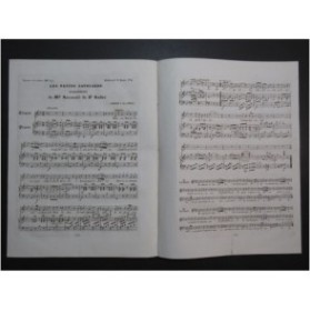 BARRAULT de St ANDRÉ Les Petits Savoyards Chant Piano ca1840