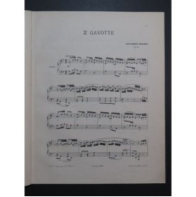 GODARD Benjamin Gavotte No 2 Piano