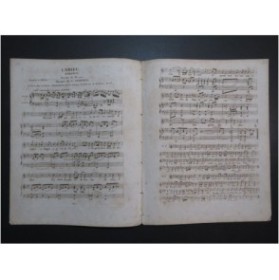 SPONTINI Gaspare L'Adieu Chant Piano ou Harpe ca1830