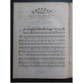 BRUGUIÈRE Edouard L'Anneau Chant Piano ca1820