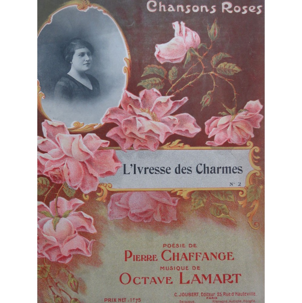 LAMART Octave L'Ivresse des Charmes Chant Piano 1911