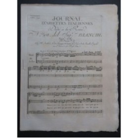 BIANCHI Francesco L'Amorosa farfalletta Chant Orchestre 1790