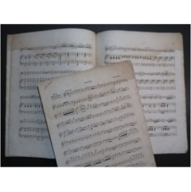 BERBIGUIER Tranquille Mélange de Meyerbeer Piano Flûte ca1838