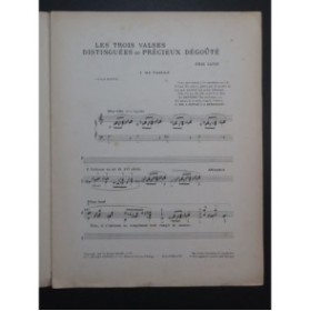 SATIE Érik Les trois valses du précieux dégoûté Piano 1916