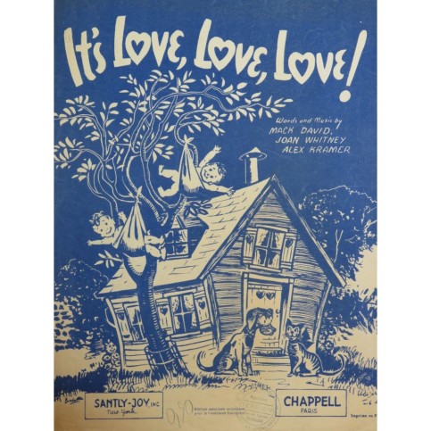 DAVID WHITNEY KRAMER It's Love-Love-Love Chant Piano 1945