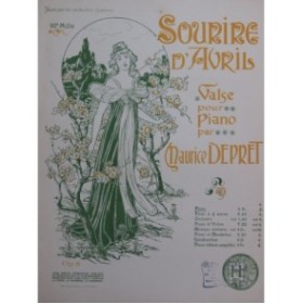 DEPRET Maurice Sourire d'Avril Piano