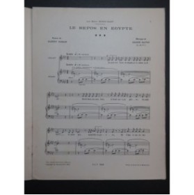 RHENÉ-BATON Le Repos en Egypte Chant Piano 1912